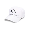 Armani Exchange logo lettering cap - White