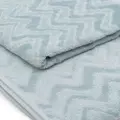 Missoni Home Rex zigzag-pattern bath towels (set of 2) - Blue