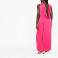 Versace cowl-back gown - Pink