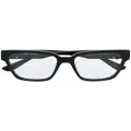 Karl Lagerfeld wayfarer-frame glasses - Black