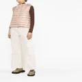 Herno hooded quilted gilet - Pink