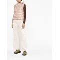 Herno hooded quilted gilet - Pink