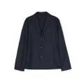 Emporio Armani Kids button-fastening long-sleeve blazer - Blue
