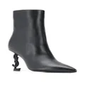 Saint Laurent Opyum 85 ankle boots - Black