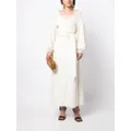 VOZ Peasant blouse dress - White