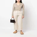 JOSEPH flared tailored trousers - Neutrals