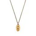 Alexander McQueen skull-pendant long necklace - Gold