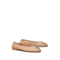Tory Burch Claire ballerina shoes - Neutrals