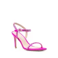 Stuart Weitzman crystal-embellished leather sandals - Pink