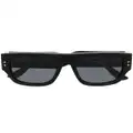 Gucci Eyewear stud square-frame sunglasses - Black