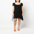Dsquared2 asymmetric-hem short-sleeve dress - Black