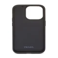 Prada leather iPhone 14 Pro case - Blue