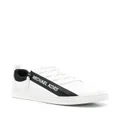 Michael Kors logo-print zip-detailed sneakers - White