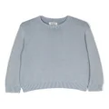 Ecoalf long-sleeve cotton sweater - Blue