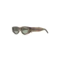 Thierry Lasry Mastermindy oval-frame sunglasses - Green