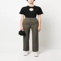 Karl Lagerfeld cut-out cotton T-shirt - Black