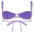 Stella McCartney chain-link detail bikini top - Purple