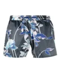 ETRO floral-print swim shorts - Blue