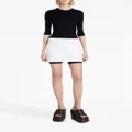 Proenza Schouler bouclé tweed mini skirt - White