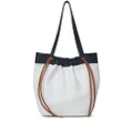 Proenza Schouler colour-block drawstring tote bag - White