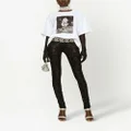 Dolce & Gabbana KIM DOLCE&GABBANA embroidered tulle leggings - Black