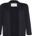 Adam Lippes Gina open-front cashmere coat - Black