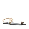 Giorgio Armani wrap-design sandals - Gold