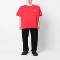 Ferrari logo-print crew-neck T-shirt - Red