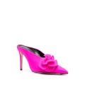Victoria Beckham floral-applique detail 100mm mules - Pink
