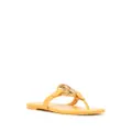 Tory Burch Miller logo-plaque sandals - Yellow