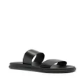 Ancient Greek Sandals Nicos leather slides - Black
