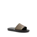 Ancient Greek Sandals Ageos leather slides - Green