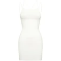 Dion Lee spaghetti-strap mini dress - White