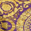 Versace floral-print silk scarf - Purple