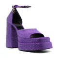 Versace Medus Aevitas platform sandals - Purple