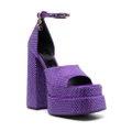 Versace Medus Aevitas platform sandals - Purple