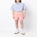 sacai belted thigh-length shorts - Pink