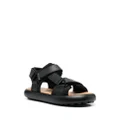 Camper branded cork insole sandals - Black