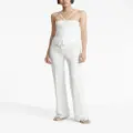 Dion Lee square-neck corset-style top - White