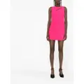Versace slashed sleeveless minidress - Pink