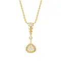 Boucheron 18kt yellow gold Serpent Bohème XS motif diamond pendant necklace