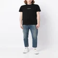 Fred Perry logo-embroidery cotton T-shirt - Black