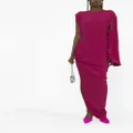 Rick Owens asymmetric gathered maxi dress - Pink