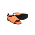 Andrea Montelpare contrasting-trim open-toe sandals - Orange