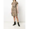 Christian Dior Pre-Owned 2000s leopard print dress - Brown