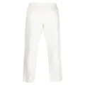 Orlebar Brown straight-leg cotton-linen trousers - White