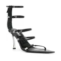 Versace Pin-Point 120mm sandals - Black