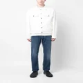 Giorgio Armani button-fastening denim jacket - White