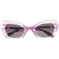 Alexander McQueen Eyewear tinted cat-eye frame sunglasses - Purple