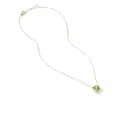 David Yurman 7mm 18kt yellow gold Chatelaine peridot and diamond necklace - Green